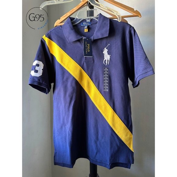 NWT POLO RALPH LAUREN Big Pony Polo Shirt YOUTH JUNIOR big boys 18-20,14-16 - Picture 1 of 4